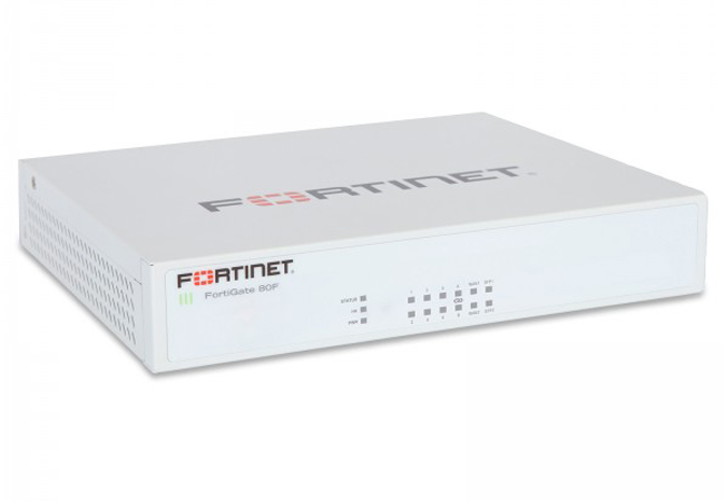 Fortinet Fortigate FG-80F-BDL-950-12 Bundle Security Appliance 8 x GE RJ45 Ports, 2 x RJ45/SFP Max 50 User