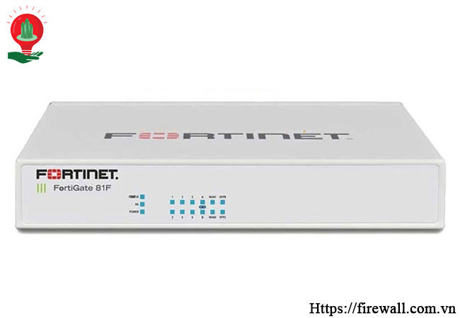 Fortinet Fortigate FG-81F Security Appliance 8 x GE RJ45 Ports, 2 x RJ45/SFP Max 50 User