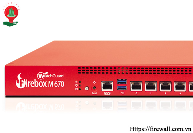WatchGuard Firebox M670 with 1-yr Basic Security Suite
