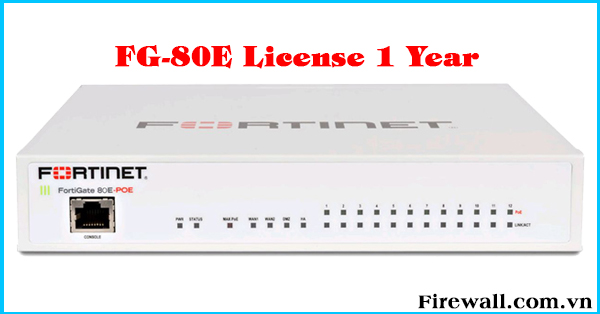 Thiết bị Tường lửa Firewall FortiGate FG-80E-BDL-950-12